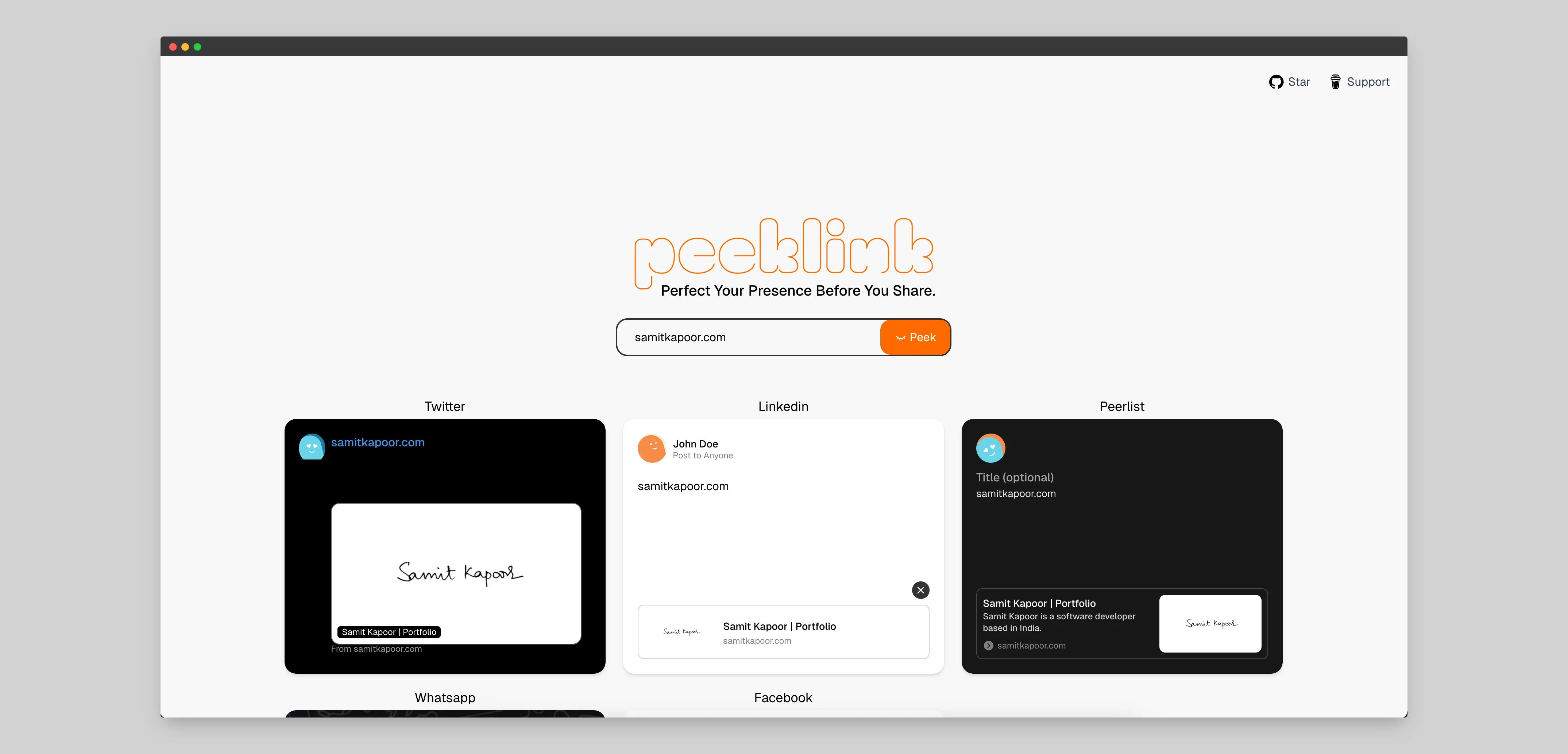 peeklink